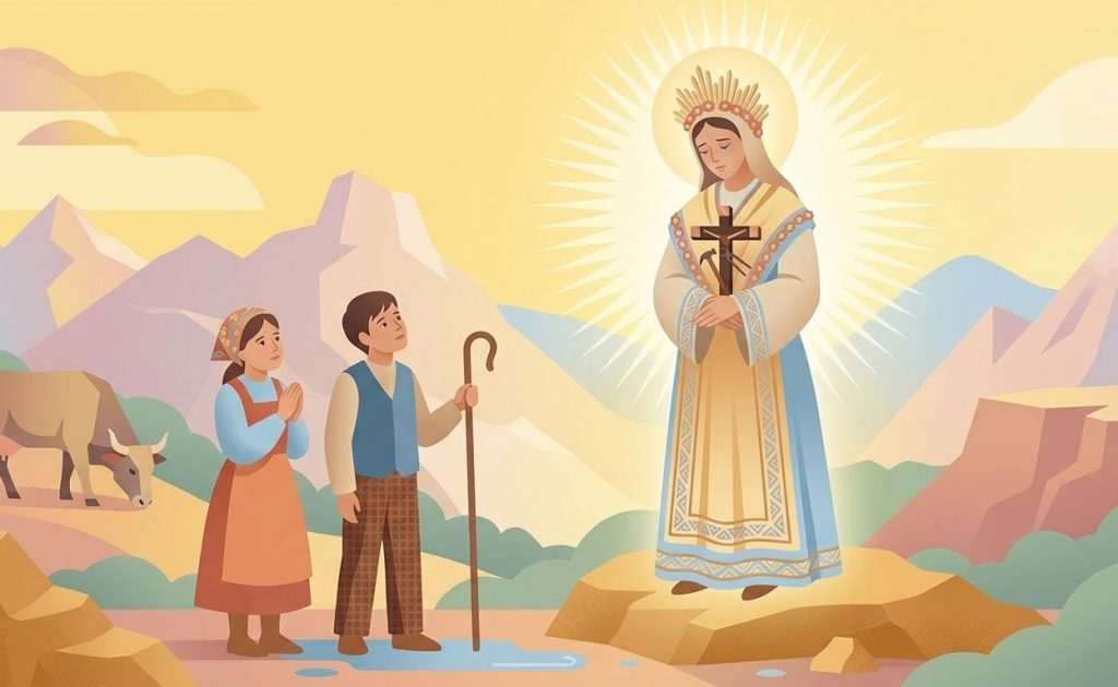 La Salette - Illustration prière catholique